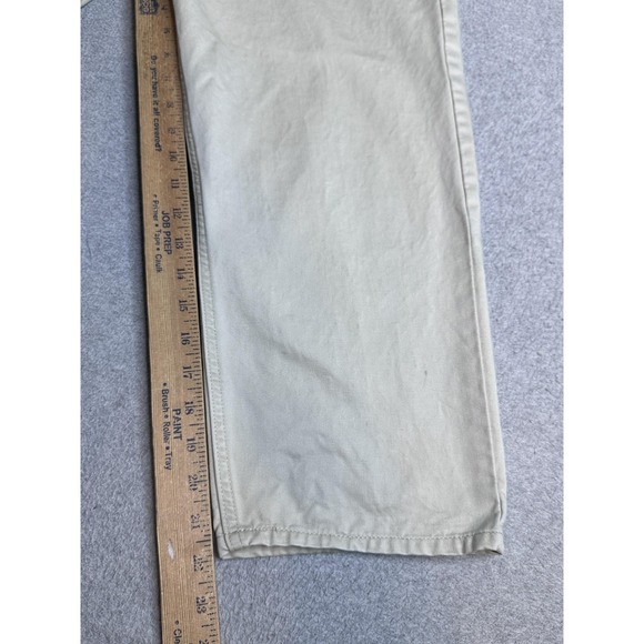 Vintage Gap 1969 Capri Jeans Womens 14 Beige Light Wash High Rise Relaxed Denim - Picture 5 of 16